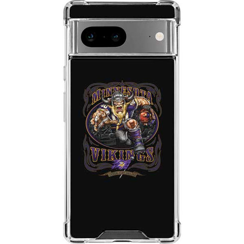 Liquid Blue NFL Minnesota Vikings Running Back Google Pixel 8a Clear Case